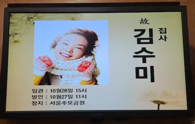 고혈당 쇼크? 일용 엄니 김수미 배우님 사망원인이?